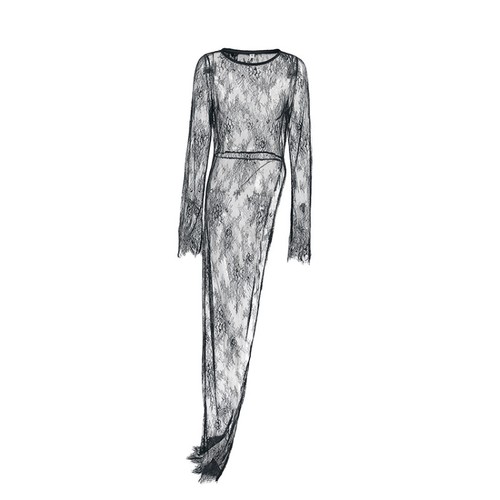 Abito maxi nero - abito,