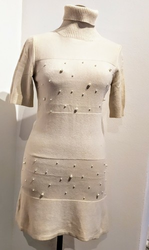 Abito donna angora - abito, perline